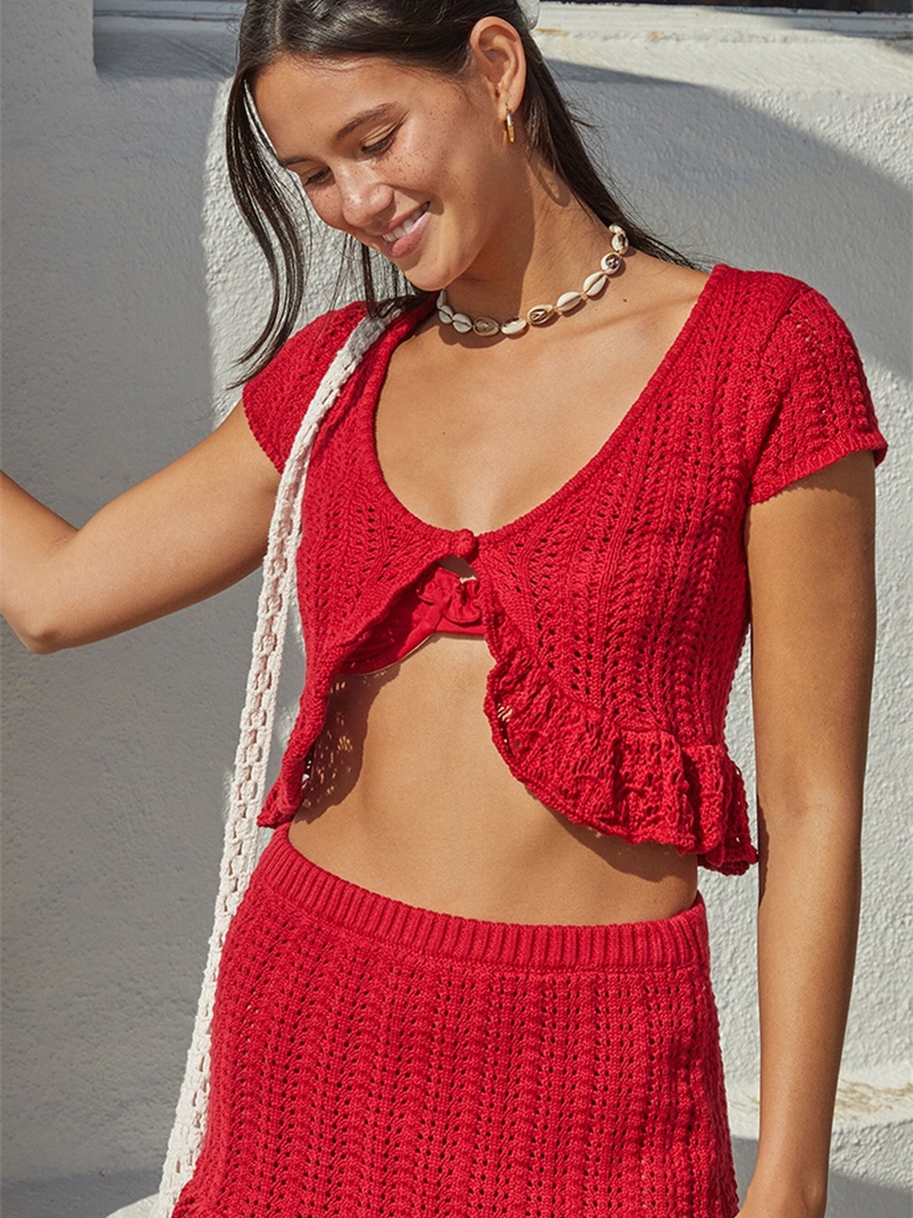 Pacsun Beverly and Beck‎ Elenah Crochet Top Size XS